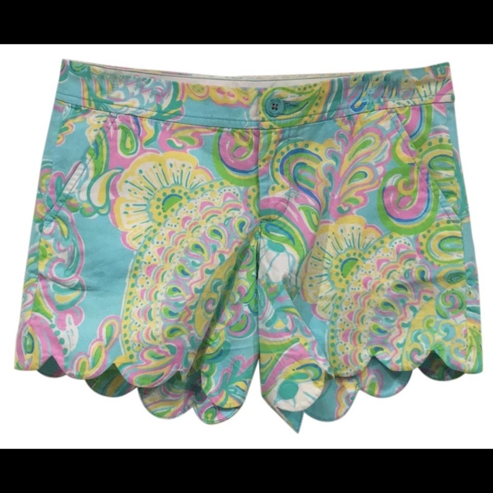 Lilly Pulitzer Shorts Shorely Blue Double Trouble